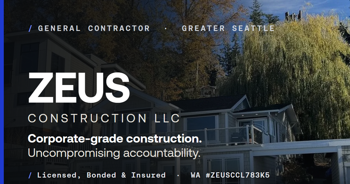 Projects: Zeus Construction LLC